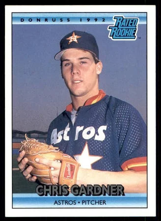 1992 Donruss Rated Rookie Christopher John Gardner Baseball Card #413
