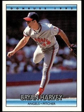 1992 Donruss Bryan Stanley Harvey Baseball Card #211