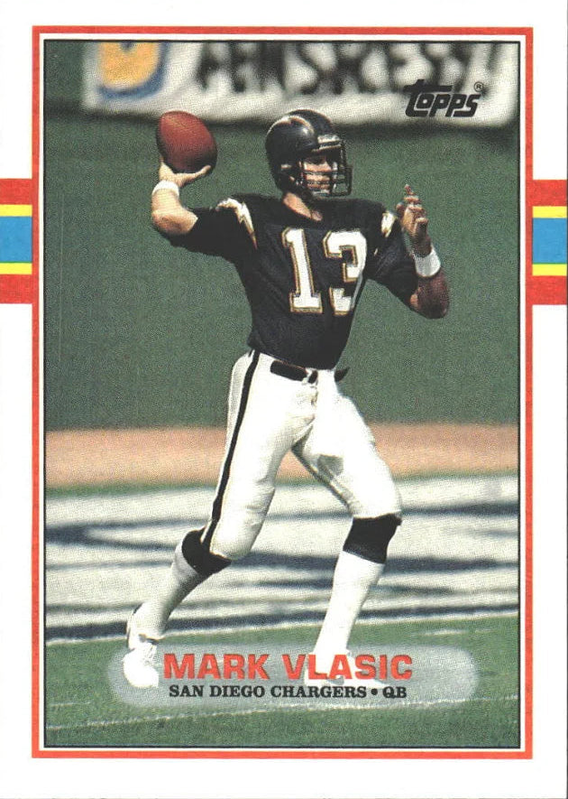1989 Topps Mark Vlasic Football Card #311