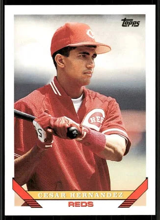 1993 Topps Cesar Hernandez Baseball Card #301