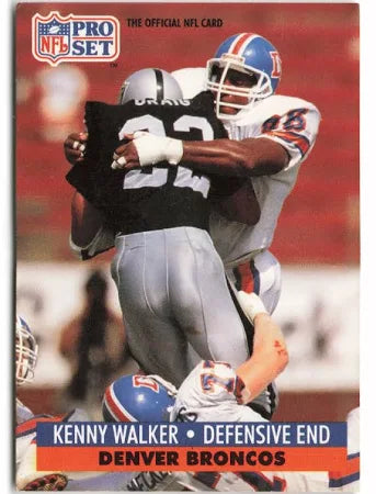 1991 NFL Pro Set Kenny Walker Football Card #822