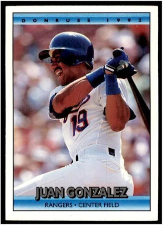 1992 Donruss Juan Alberto Gonzalez Baseball Card #393