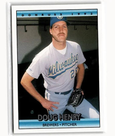 1992 Donruss Richard Douglas Henry Baseball Card #663