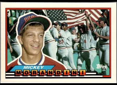 1989 Topps Michael Robert Morandini Baseball Card #162