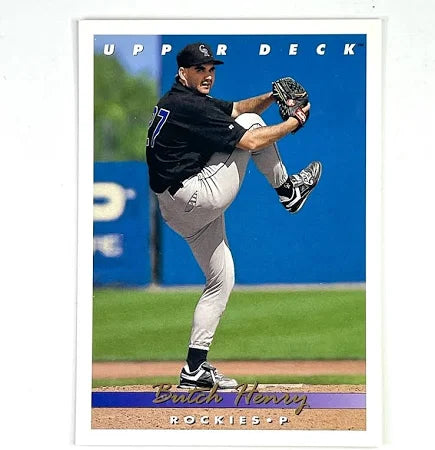 1993 Upper Deck Butch Henry Baseball Card #770
