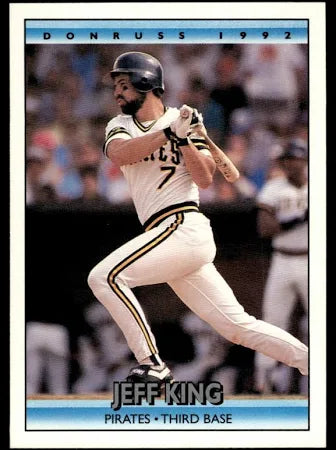 1992 Donruss Jeffrey Wayne King Baseball Card #468