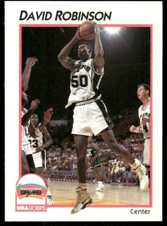 1991 NBA Hoops David Maurice Robinson Basketball Card #41