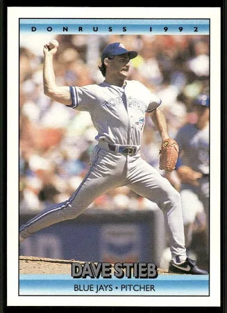 1992 Donruss David Andrew Stieb Baseball Card #724