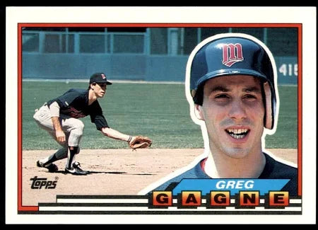 1989 Topps Gregory Carpenter Gagne Baseball Card #186