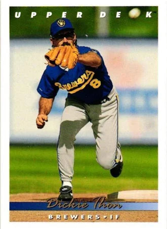 1993 Upper Deck Dickie Thon Baseball Card #769