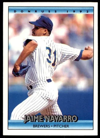 1992 Donruss Jaime Navarro Baseball Card #705