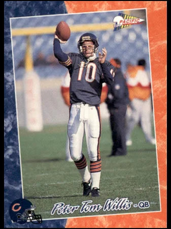 1993 Pacific Peter Tom Willis Football Card #139