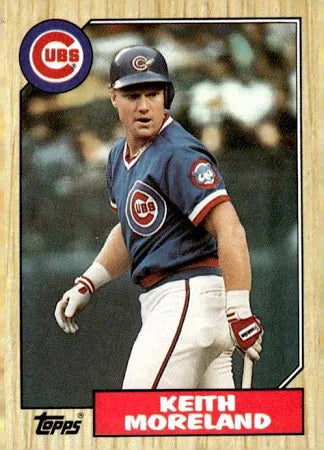 1987 Topps Keith Moreland Baseball Card #177