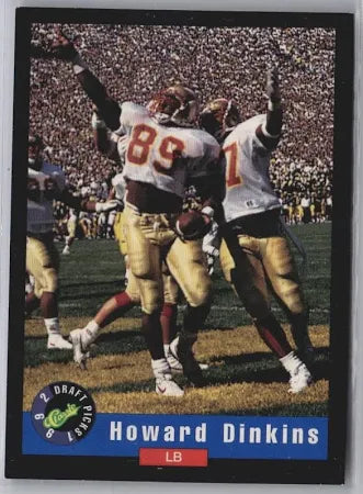 1992 Classic Draft Picks Howard Dinkins Football Card #94