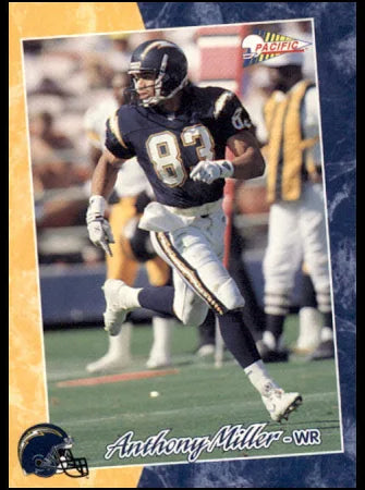 1993 Pacific Anthony Miller Football Card #335