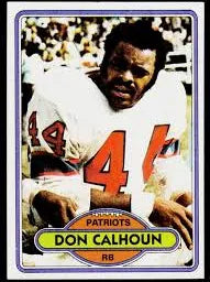 1980 Topp Don Calhoun Football Card #472