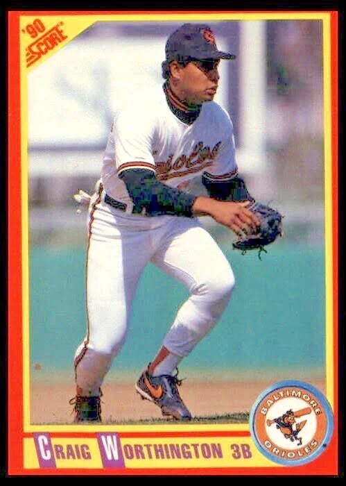 1990 Score Craig Worthington Baseball Card #234