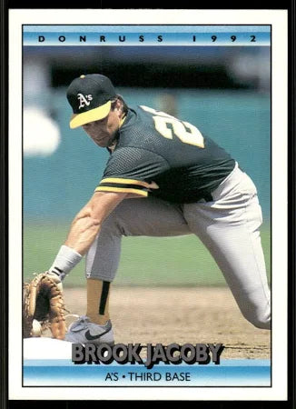 1992 Donruss Brook Wallace Jacoby Jr. Baseball Card #670