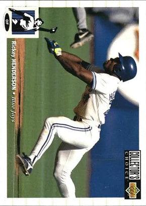 1994 Upper Deck Collectors Choice Rickey Henderson Baseball Card #131