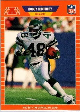 1989 NFL Pro Set Bobby Humphery Football Card #299