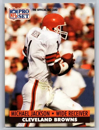 1991 NFL Pro Set Michael Jackson Football Card #819