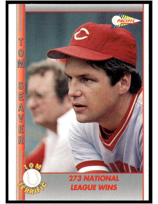 1992 Pacific Tom Terrific Tom Seaver 273 National League Wins Baseball Card #73