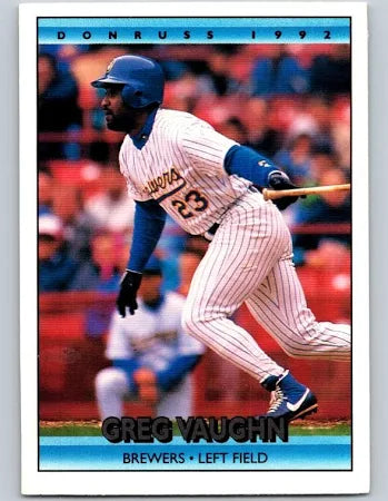 1992 Donruss Gregory Lamont Vaugn Baseball Card #224