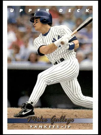 1993 Upper Deck Mike Gallego Baseball Card #600