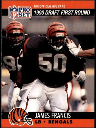 1990 NFL Pro Set James Francis Baseball Card #680