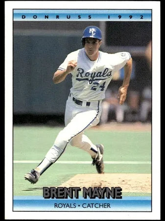 1992 Donruss Brent Danem Mayne Baseball Card #265