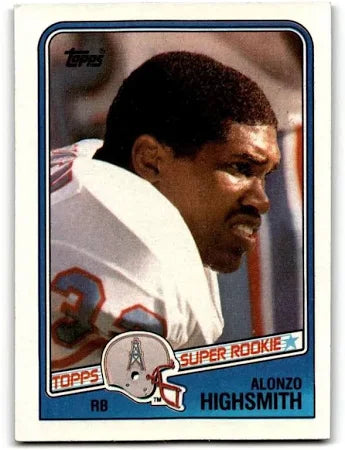 1988 Topps Alonzo Highsmith Football Card #105