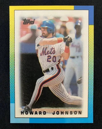 1990 Topps Major League Leaders Howard Johnson Baseball Card #67