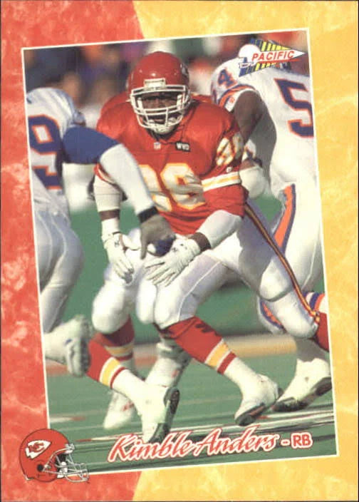 1993 Pacific Kimle Anders Football Card #348