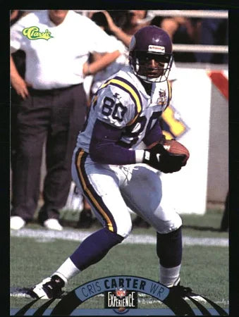 1995 Classic Cris Carter Football Card #56