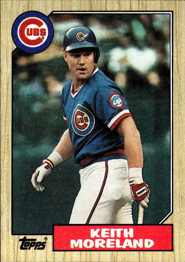 1987 Topps Keith Moreland Baseball Card #177