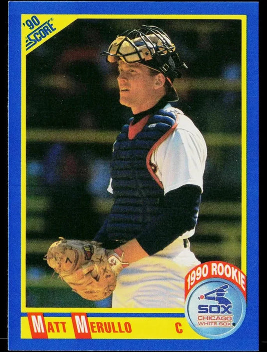 1990 Score Matt Merullo Baseball Card #605