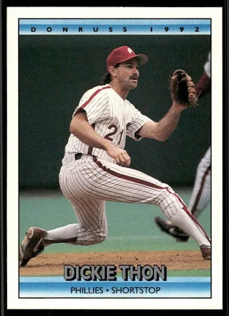 1992 Donruss Richard William Thon Baseball Card #510