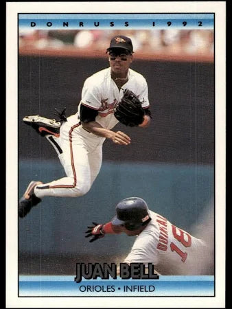 1992 Donruss Juan Bell Baseball Card #479