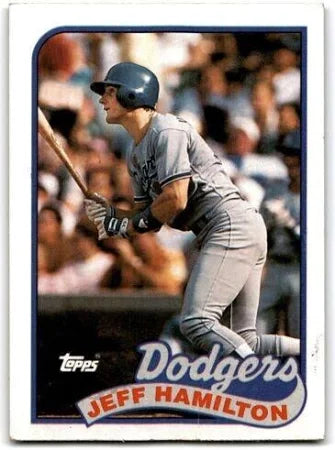 1989 Topps Jeff Hamilton Baseball Card #736