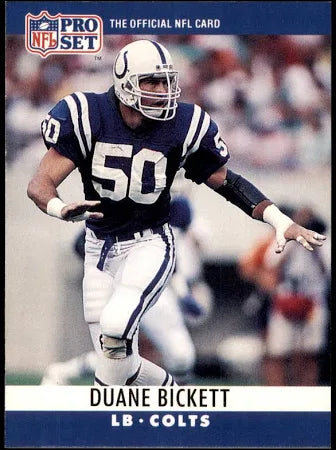 1990 NFL Pro Set Duane Bickett Football Card #130