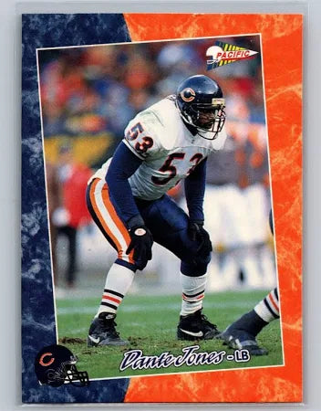 1993 Pacific Dante Jones Football Card #140