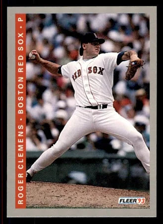 1993 Fleer Roger Clemens Baseball Card #177