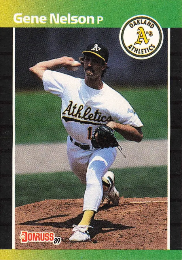 1989 Donruss Wayland (Gene) Eugene Nelson II Baseball Card #540