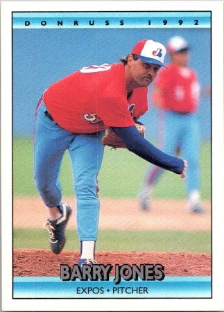 1992 Donruss Barry Louis Jones Baseball Card #155