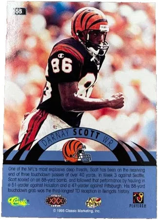 1995 Classic Darnay Scott Football Card #55