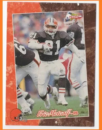 1993 Pacific Eric Metcalf Football Card #305
