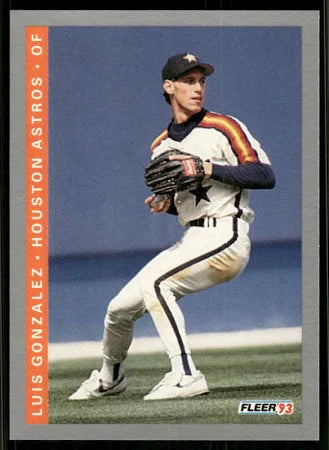 1993 Fleer Luis Gonzalez Baseball Card #51