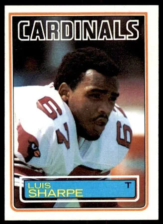 1983 Topps Luis Sharpe Football Card #161