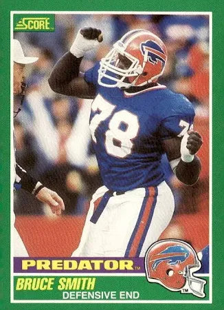 1989 Score Bruce Smith Football Card #325