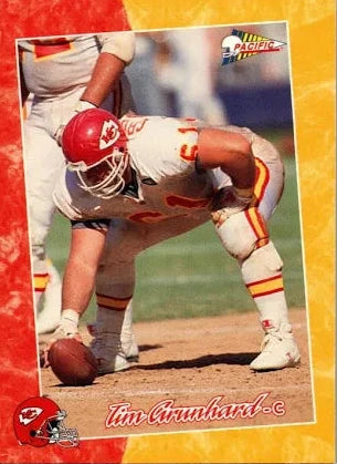 1993 Pacific Tim Grunhard Football Card #349